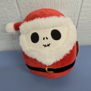 New Disney Squishmallows Jack Skellington in Red and White